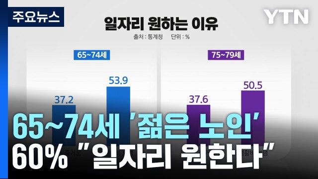 65~74세 '젊은 노인' 60% 일자리 원한다 [앵커리포트] / YTN