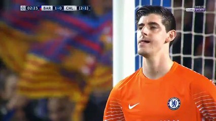 Gol Messi Barcelona vs Chelsea