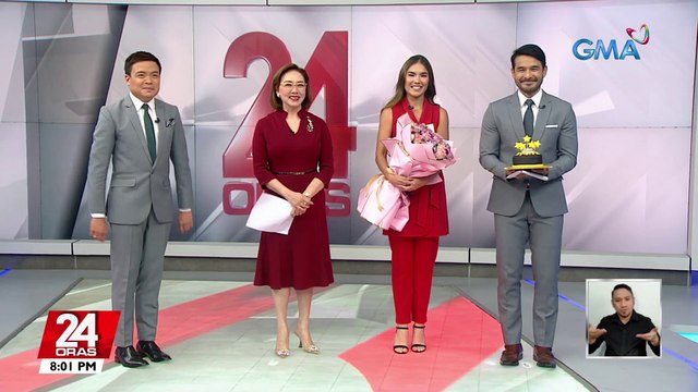Maureen Schrijvers, mainit na sinalubong sa 24 Oras | 24 Oras