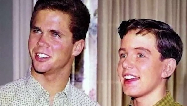 At Jerry Mathers's tragic funeral! Our condolences to all 'It to Beaver' fans, g