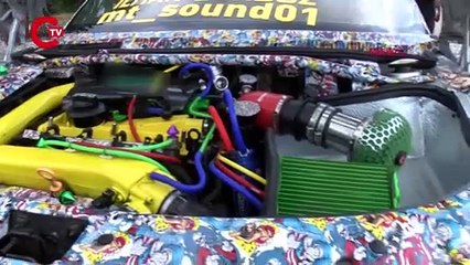 Modifiye otomobiliyle 3 yılda 55 madalya 35 kupa kazandı