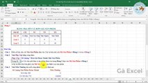 90.Học Excel từ cơ bản đến nâng cao - Bài 93 Hàm Hlookup IF Left Right Sum