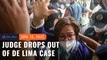 Judge handling De Lima’s remaining drug charge inhibits from case