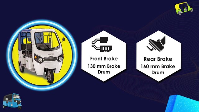 Kinetic Green Safar Smart Electric Rickshaw Range 100km in single charge | Electric Auto Rickshaw
