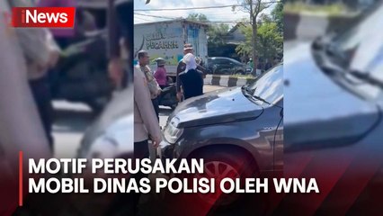 WNA AS Perusak Mobil Dinas Polisi Dideportasi, Polisi Motif Perusakan untuk Minta Tolong