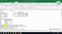 68.Học Excel từ cơ bản đến nâng cao - Bài 70 Hàm Vlookup If Mid Sumifs Advanced Filter Format Cell
