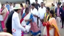 CM KCR Introduced Ministers To President Droupadi Murmu | Hyderabad | V6 News