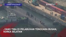 Penampakan Kapal Selam Bertenaga Nuklir Milik AS Tiba di Korea Selatan