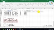 74.Học Excel từ cơ bản đến nâng cao - Bài 76 Hàm Hlookup IF Left Right Sumifs Format Cells