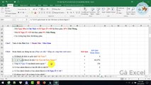 79.Học Excel từ cơ bản đến nâng cao - Bài 81 Hàm IF Sumifs CountIfs CountA Weekday And