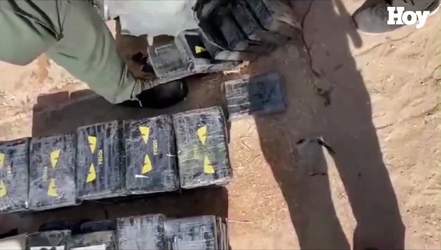 ¡En sacos! Tres hombres pretendían introducir al país 257 paquetes de cocaína