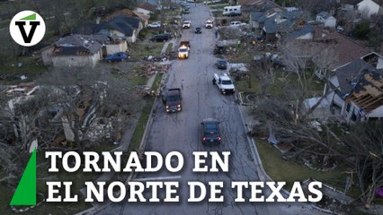 El devastador tornado en la ciudad de Perryton (Texas), en imágenes