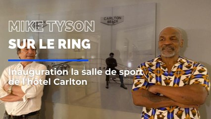 Mike Tyson sur le ring de l'hôtel Carlton !