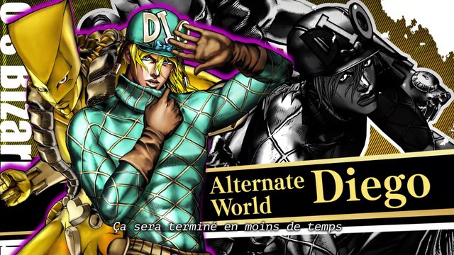 JoJo's Bizarre Adventure All-Star Battle R - Bande-annonce Alternate World Diego