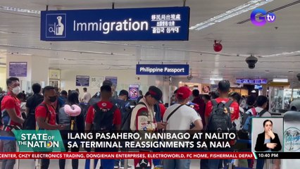 Ilang pasahero, nanibago at nalito sa terminal reassignments sa NAIA | SONA