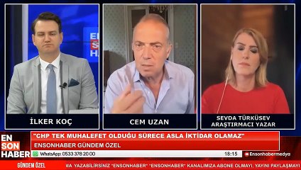 Cem Uzan: Şimdiden söyleyeyim CHP İstanbul ve Ankara'yı da kaybedecek