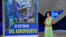 Retiran plantón del Aeropuerto Internacional de Culiacán
