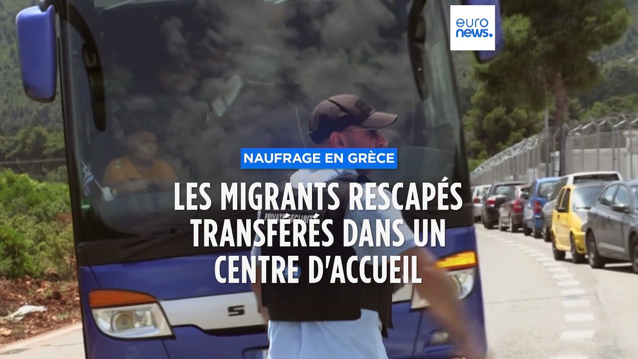 Naufrage en Grèce : les survivants transférés, toujours des centaines de migrants disparus