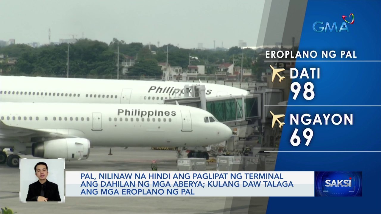 PAL, nilinaw na hindi ang paglipat ng terminal ang dahilan ng mga aberya kanina | Saksi