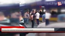 İstanbul’da tramvay kamyonun kasasına çarptı