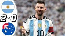 Argentina vs Australia 2-0 Extended Highlights & Goals - Messi Magic Goal - Friendly 2023