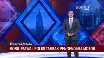 Viral! Mobil Patwal Polisi Tabrak Pengendara Motor di Kota Makassar