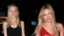 Kate Hudson Had a Girls' Night Out With Her Ex Matt Bellamy's Wife in the Slinkiest Red Dress