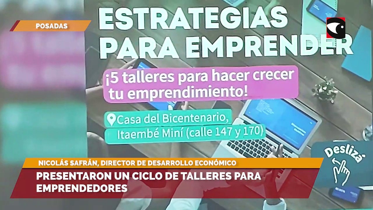 Presentaron un ciclo de talleres para emprendedores