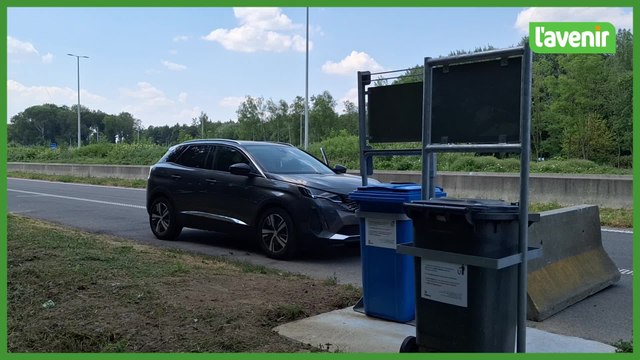 Tri sélectif sur les autoroutes de Wallonie
