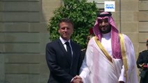 Emmanuel Macron y Mohamed bin Salman refuerzan lazos estratégicos