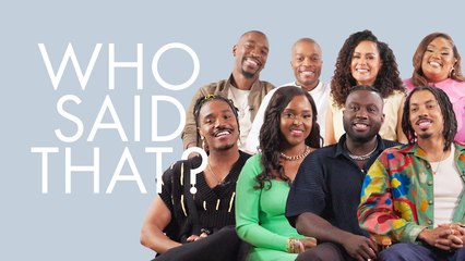 'The Blackening' Cast Tests Their Horror Movie Knowledge | Who Said That? | ELLE