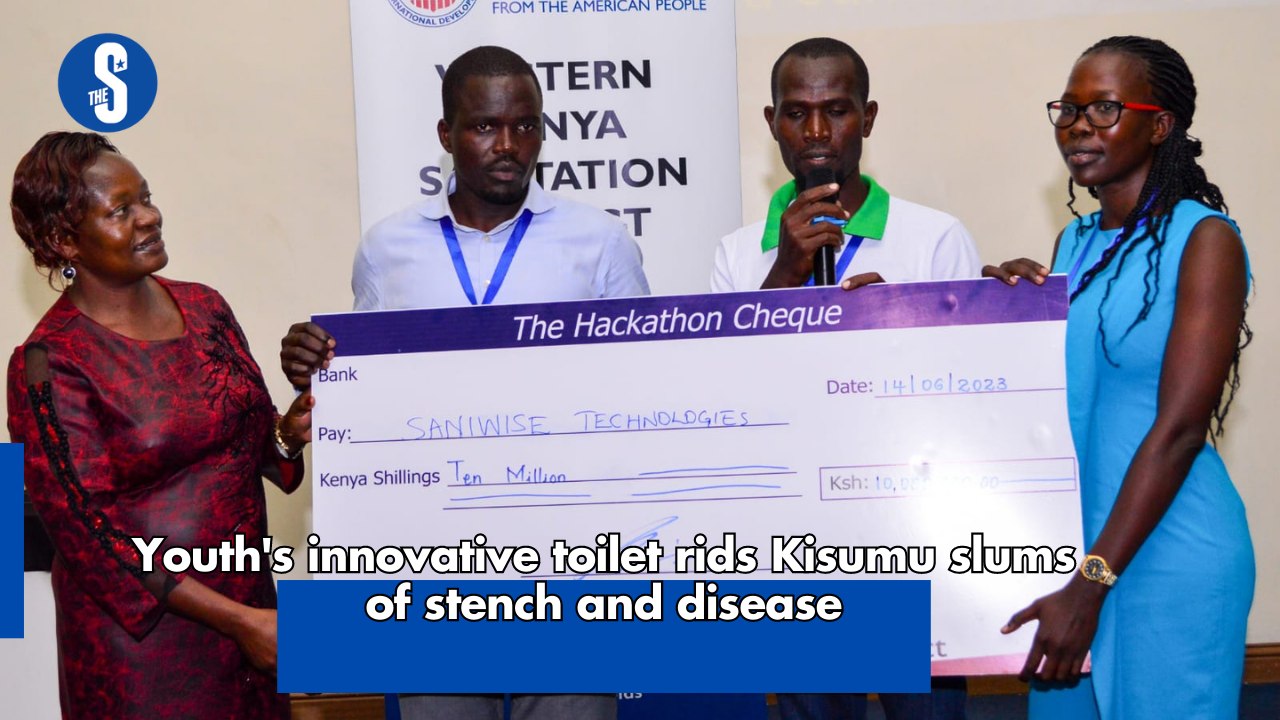 Youth's innovative toilet rids Kisumu slums of stench and disease