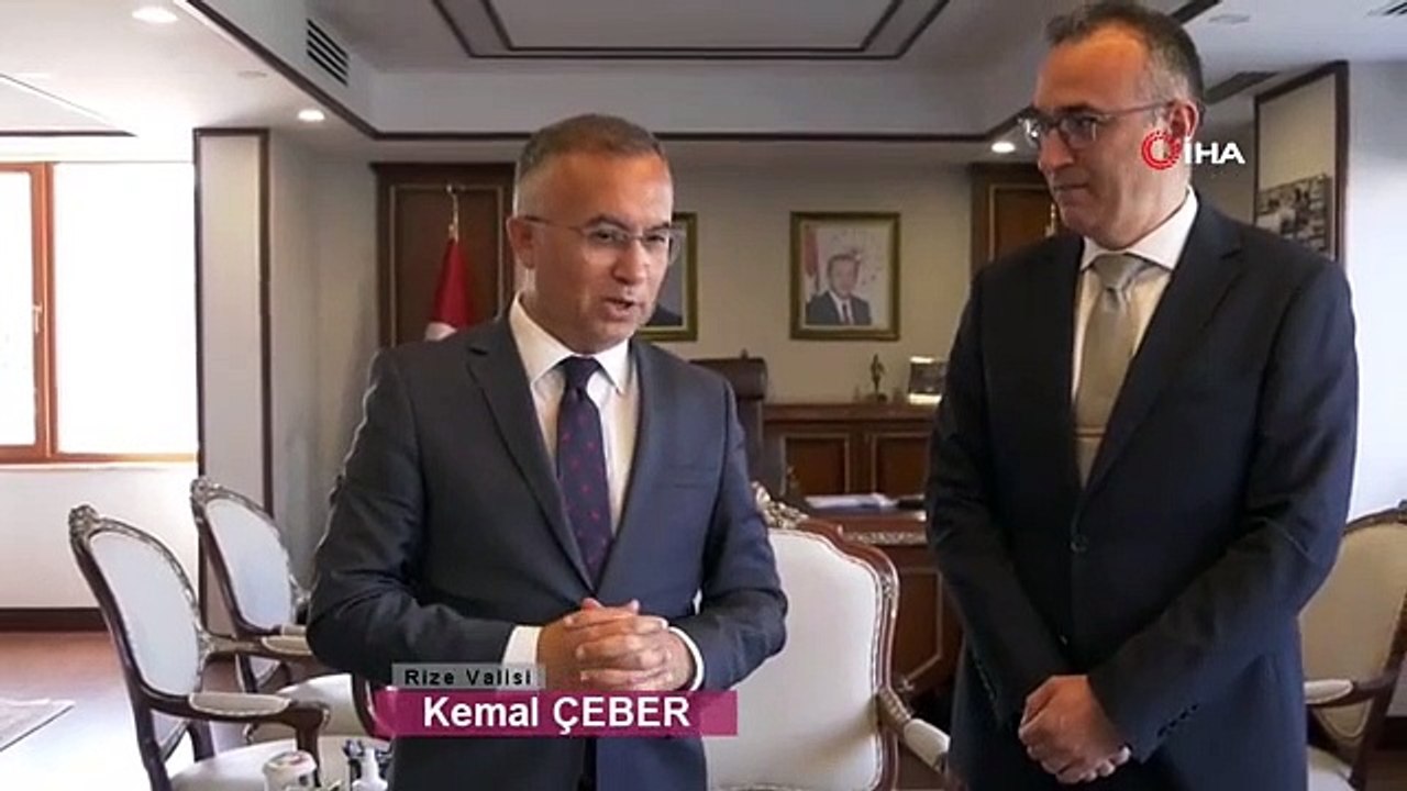 Çayeli Bakır İşletmeleri a fait don de 5 millions de TL au projet de la rue Çay du gouverneur de Rize