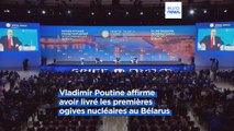 La Russie a livré de premières ogives nucléaires au Bélarus (Poutine)