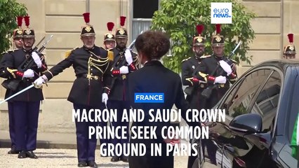 Poverty, climate, regional stability on agenda as Saudi crown prince visits France