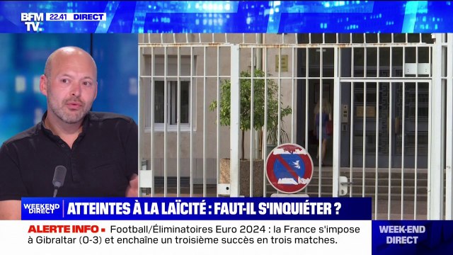 Atteintes à la laïcité: Depuis une bonne vingtaine d'années, on assiste à des remises en cause la laïcité à tous niveaux , affirme Nicolas Glière (professeur de français)