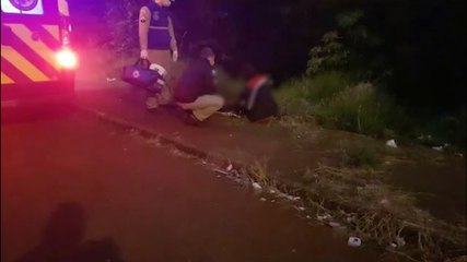 Homem fica ferido em acidente no Santa Cruz