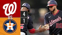 Resumen Nacionales de Washington vs Astros de Houston | MLB 15-06-2023