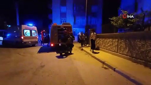 Konya'da çocuğun bacağına korkuluk demiri saplandı