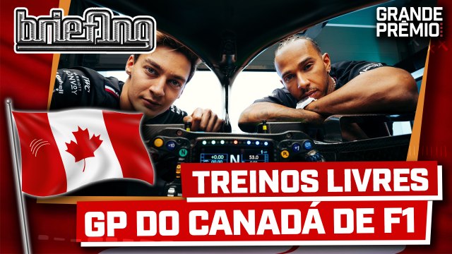 F1 2023 NO CANADÁ AO VIVO: HAMILTON PUXA 1-2 DA MERCEDES. VERSTAPPEN 6º | Briefing