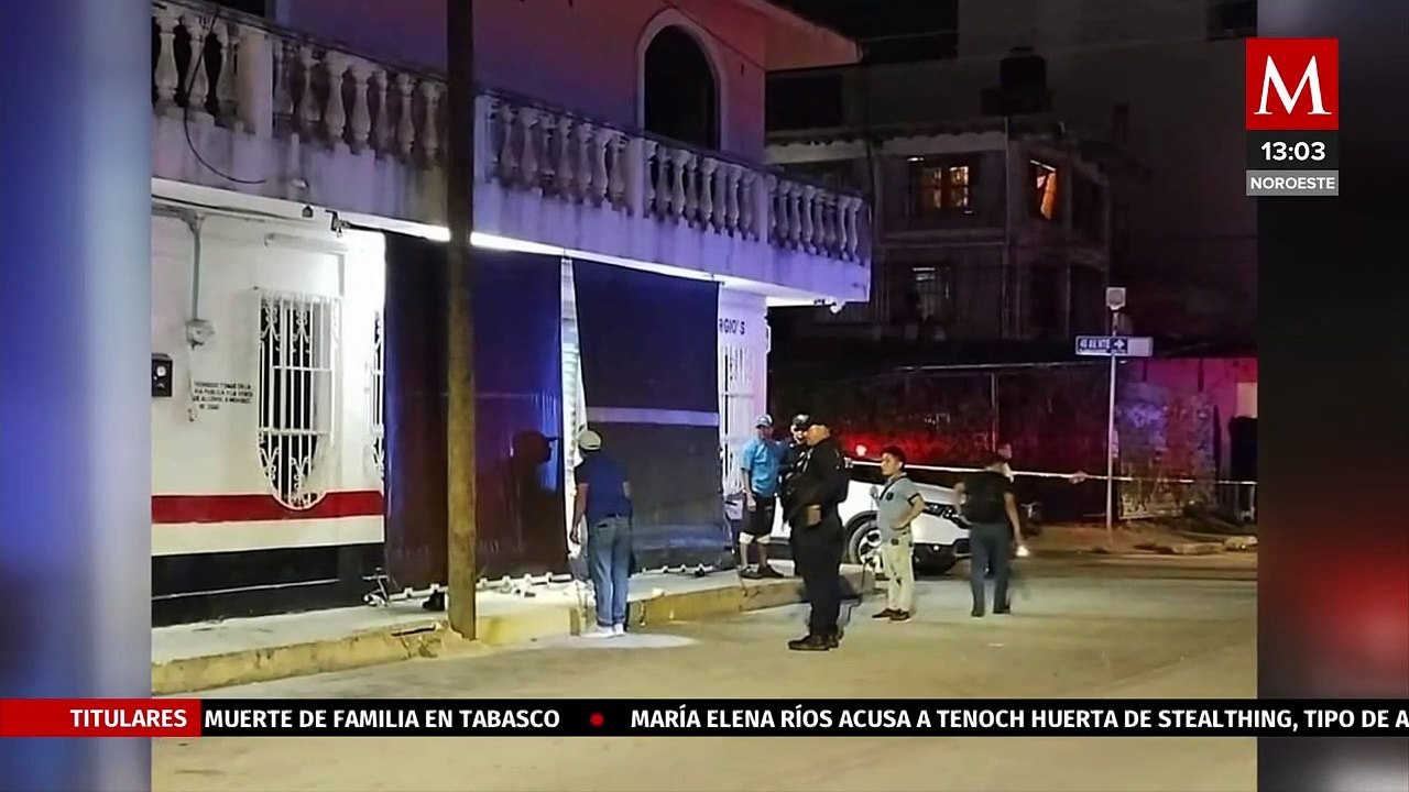 Autoridades investigan el ataque contra dos negocios en Playa del Carmen