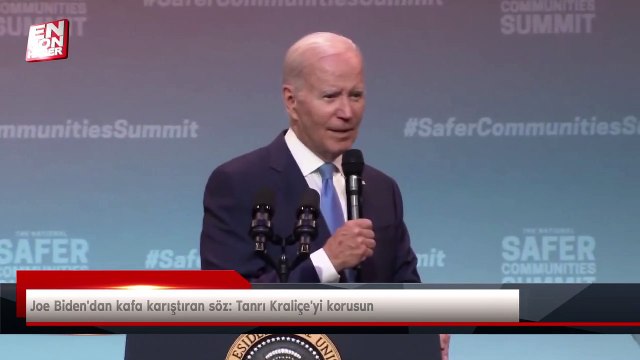 Joe Biden'dan kafa karıştıran söz: Tanrı Kraliçe'yi korusun