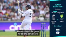 Bairstow ‘not surprised’ by England’s day one declaration