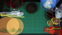 Make a GIANT Reeses Peanut Butter Cup Cake!   A Cupcake Addiction How To Tutoriall