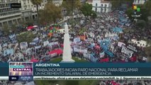 Edición Central 16-06: Paro nacional de trabajadores argentinos exige incremento salarial