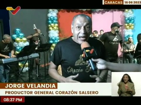 Trabajadores de la planta televisiva de VTV celebran el Día del Padre