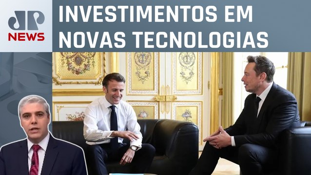 Elon Musk é cortejado por Macron e empresários franceses para inaugurar novos negócios no país