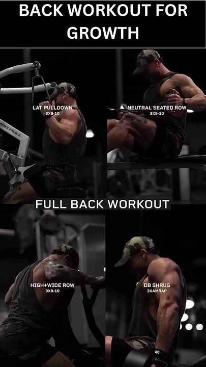BACK WORKOUT FOR GROWTH