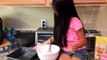 How to bake vanilla cake baking with kids. Chloe teaches us how to bake a cake