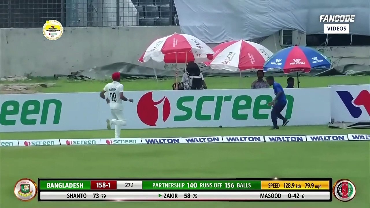 Bangladesh vs Afghanistan _ Day 3 Test Highlights